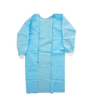 10 x Blue Disposable Surgical Gowns PPE 50 GSM with Cuff