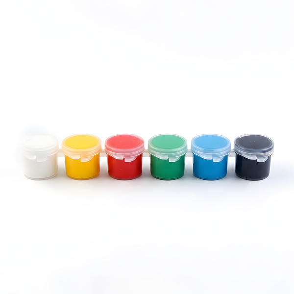 6-Color Acrylic Paint Set | 15ml Pots for Art &amp; Crafts