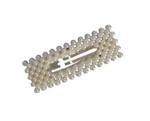 Ladies Peal Rectangular Shaped Hair Clip