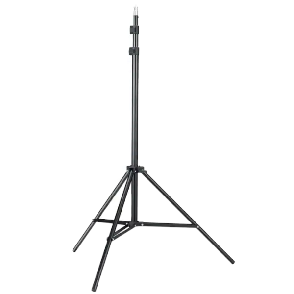 2.1m Adjustable Ring Light Tripod Stand - Black