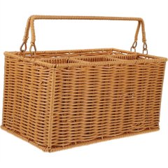 Woven Cutlery Storage Basket Outdoor Silverware Utensil Organizer