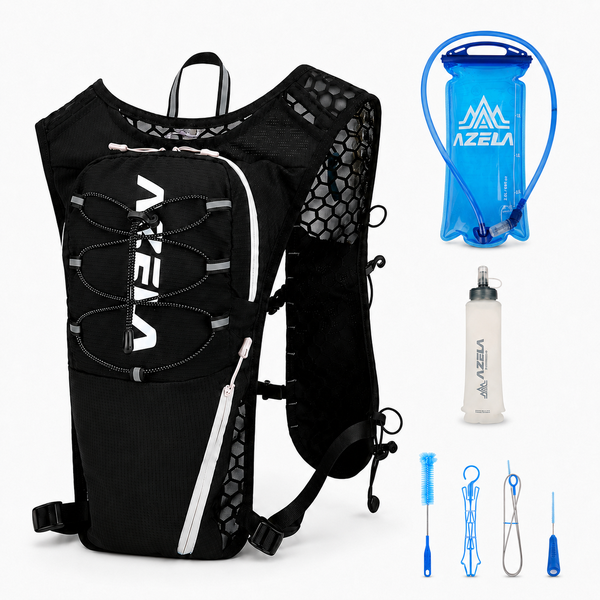 1.5L Trail Running Hydration Pack Bladder 500ml Bottle Cleaning Kit