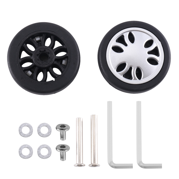 Luggage Wheels Replacement 50mm x 13mm Kits Universal 1 Pair