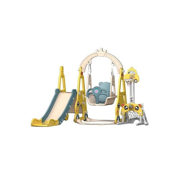 3-in-1 Swing and Slide Set for Kids - Freestanding Climber Set