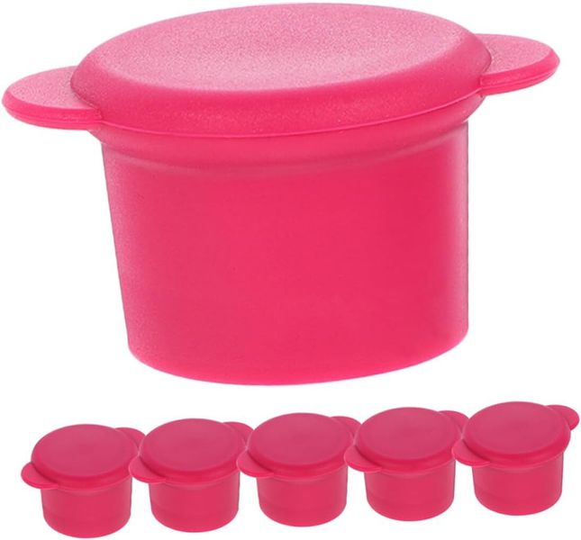Candy Color Round Silicone Wine Bottle Stoppers Reusable Sealer Home