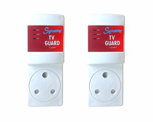 TV &amp; DVD Guard Surge Suppressor Plug Pack of 2