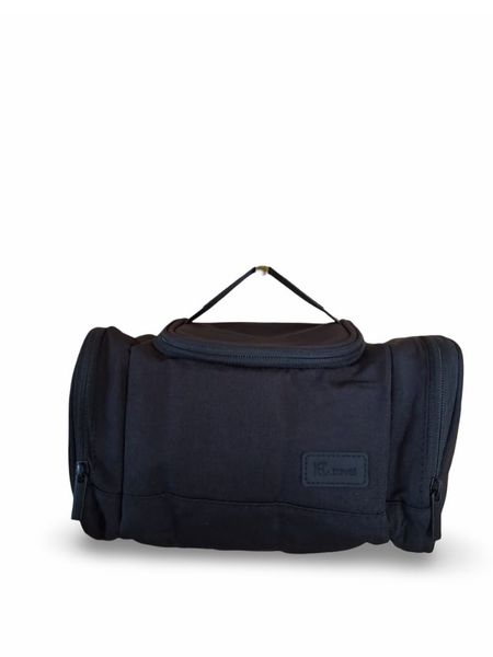 Black toiletry bag