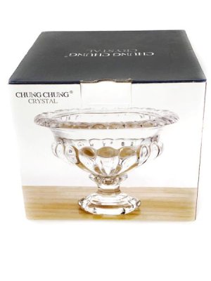 Crystal Decorative Round Flower Bowl for Home Decor &amp; Gift
