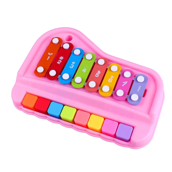 2 in 1 Piano Xylophone Educational Toy Musical Instrument for Kids