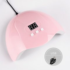 Professional UV/LED Nail Gel Polish Dryer SUN X3 UV LED Nail Lamp-Pink