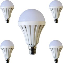 Intelligent Rechargeable Light Bulbs 5 Pack - 12W LED BAYONET