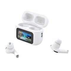TWS Noise Cancelling Wireless Earphones with Smart Screen