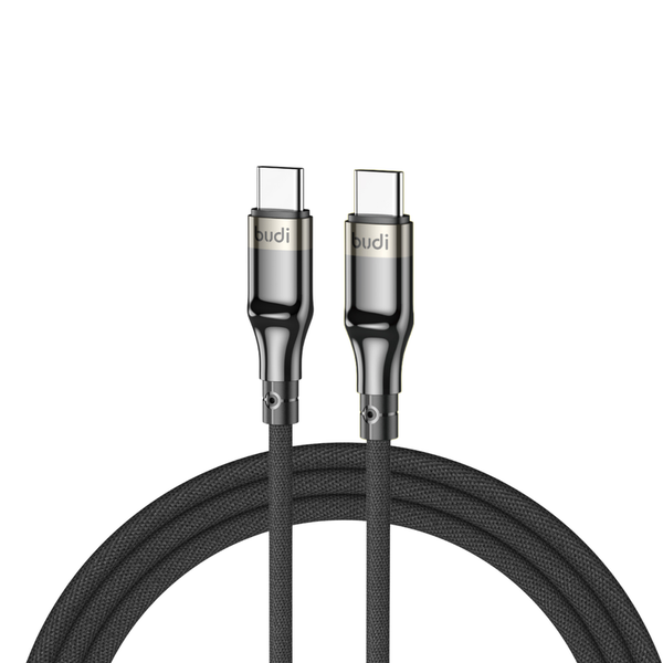 Budi 1.5M Length Usb-C Pd 65w Non-Slip Braided Fast Charge and Sync Cable