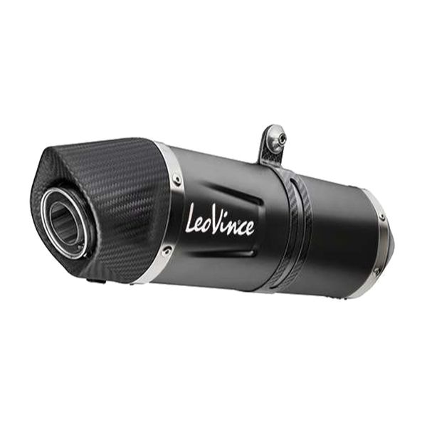 Leo Vince LV1 Black Slip-On Exhaust for Honda XL750 Transalp