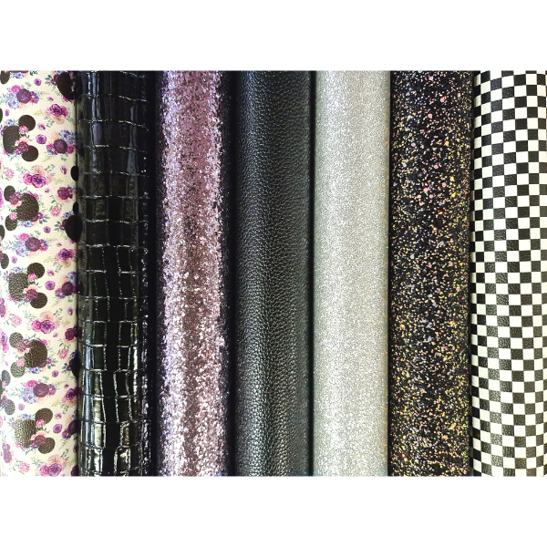 Faux Leather - A4 Bundle (7 Sheets) - Black Mouse