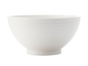 Maxwell &amp; Williams - 12cm White Basics Diamonds Rice Bowl - Set of 6