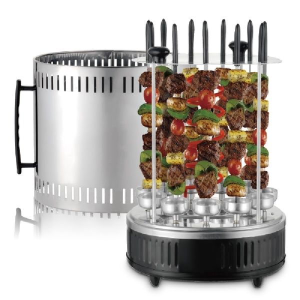 1500W Stainless Steel Electric Rotating Skewer Grill