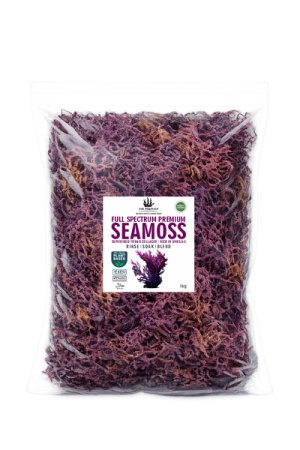 Wholesale Raw Organic Premium Purple Seamoss - Bulk 1 Kilo - High Yield