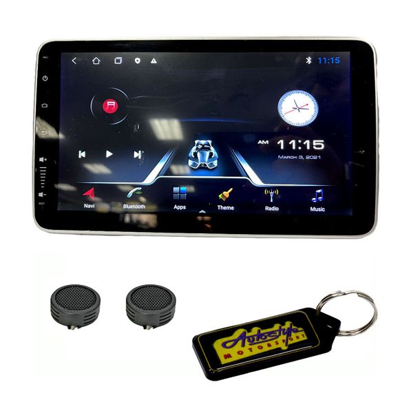 Ice Power IP-10.1 10" Bluetooth Media Player &amp; Evo Tweeters &amp; Keyring