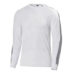 Helly Hansen Mens HH Lifa Stripe Crew - White