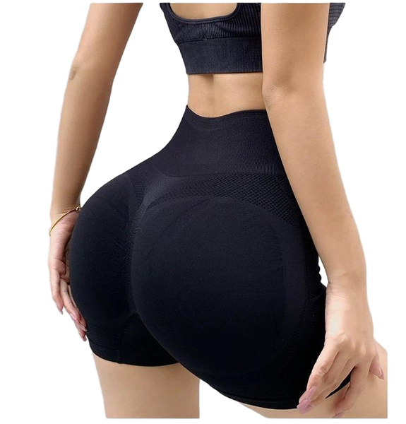 Women's High-Waist Yoga Shorts - Quick-Dry Tummy Control Anti-Seethrough