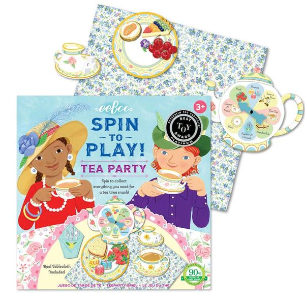 eeBoo Tea Party Action Spinner Game