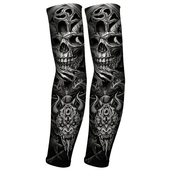 Fashion Sport Wear Arm Sleeve Black &amp; Grey