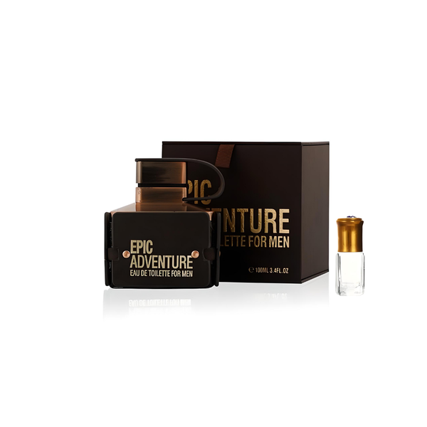 Epic Adventure by Emper For Men - 100ml + Perfume Oil
