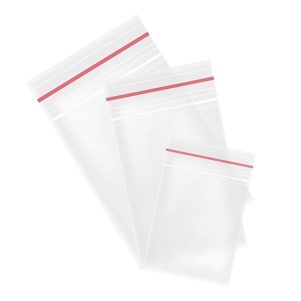G-Zipper Bag 80mm x 120mm 40micron 100 Piece