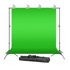 2m(W)x 3m(H) Non Woven Green Backdrop Bundle Kit