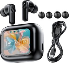 Touchscreen Dual-Core Noise Cancelling In-Ear Headphones With ANC+ENC