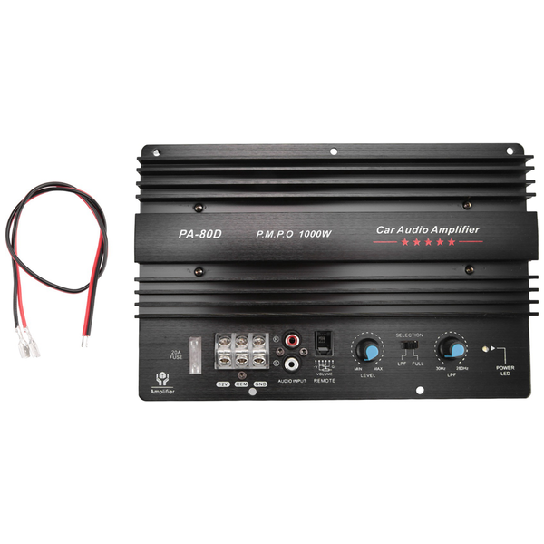 PA-80D 12V 1000W Car Audio High Power Amplifier Amp Board Powerful