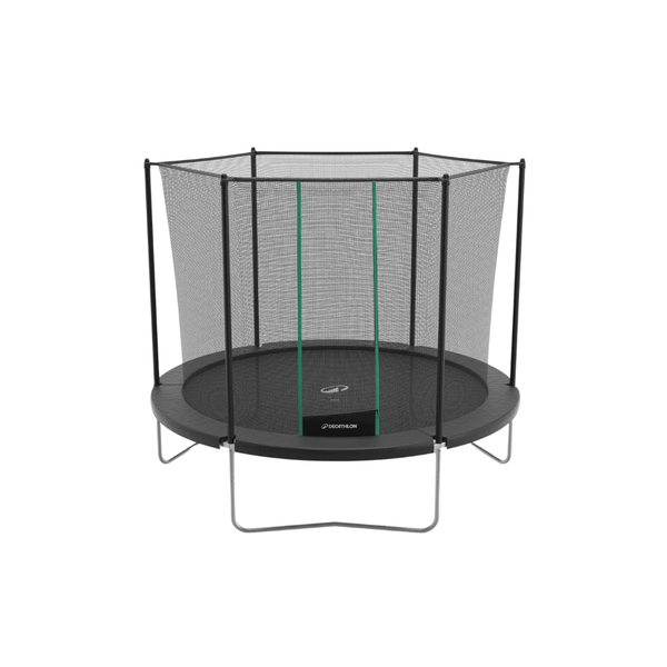 Decathlon Round Trampoline 300 - Tool-Free Assembly &amp; Safety Net - 3m