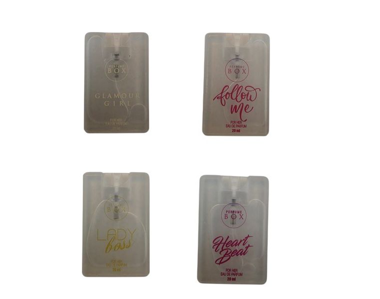 Perfume Box - Pack of 4 Perfumes For Her Pocket Eau De Parfum Size 20ml