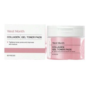 West Month Collagen Gel Toner Pads- 60 Pieces