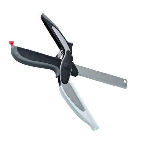 Smart Universal Scissor/Knife Cutter With Cutting Board