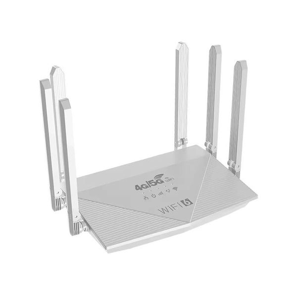 4G LTE Wireless Router with 6 Antennas | Rechargeable Portable WiFi Hotspot