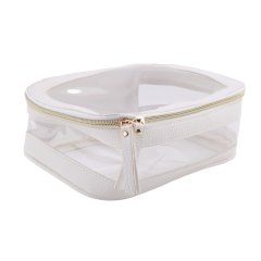 Clear Makeup Case Toiletry Bag Multipurpose Travel Makeup Train Case
