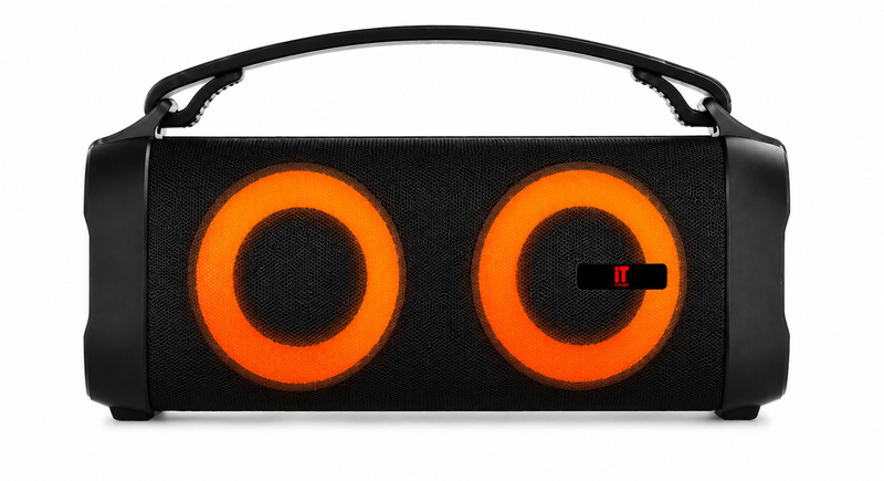 Portable Wireless Bluetooth Speaker with RGB Lights FM Radio &amp; USB Playback