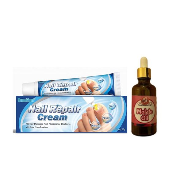 Sumifun Nail Repair Cream &amp; Riita Organics Molato Oil