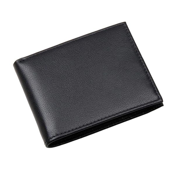 Bellade Men Casual Slim Bi Fold Wallet Compact Short PU Wallet