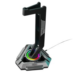UKAY RGB Gaming Headset Stand with USB Power - Desktop Headphone Holder