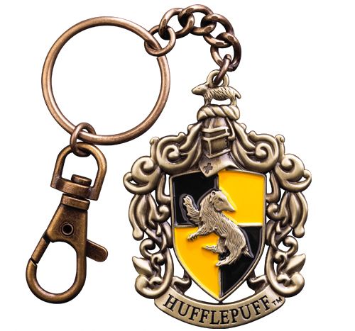 Harry Potter: Hufflepuff Crest Keyring Wand (Parallel Import)