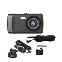 1080P Full HD 4.0 Inches Screen Dual Lens Rear View Dash Camera