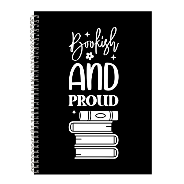 Bookish Proud Writing Book Notepad Gift Idea 4 Book Readers A4 Notebook 402