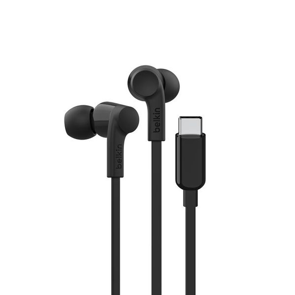 Belkin Soundform ANC Wired Headphones, Black