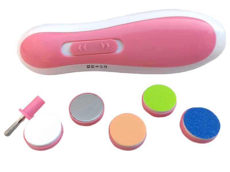 Electronic Baby and Adult Nail Trimming and Grooming Kit with Led Light