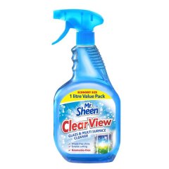 Mr Sheen Clear View Glass And Multi-Surface Cleaner 1L - 2 Pack