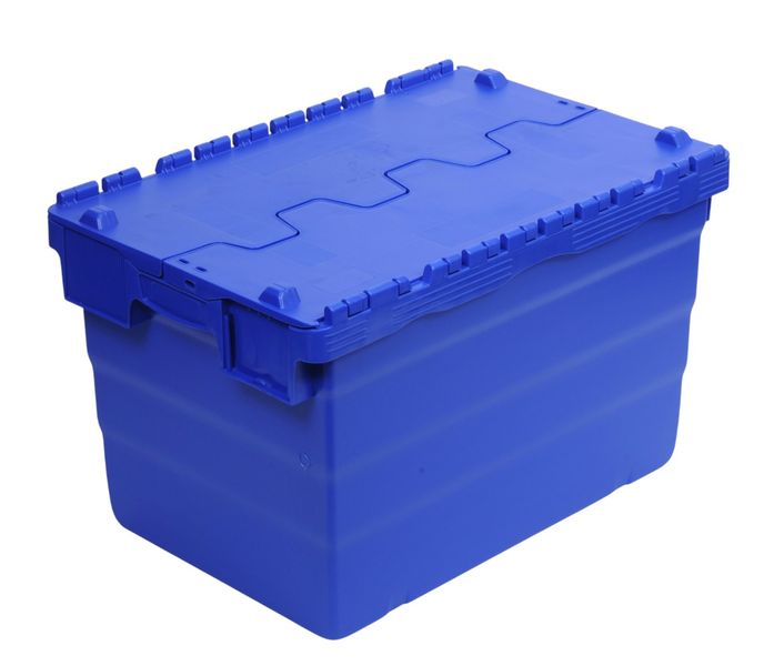 Security Box Tote With Hinged Lid - 52 Litre