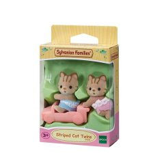 Sylvanian Families Striped Cat Twins